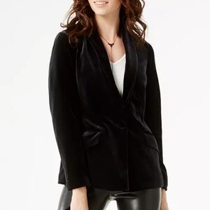 I.N.C. Black Velvet Women's Blazer NWT Macy's